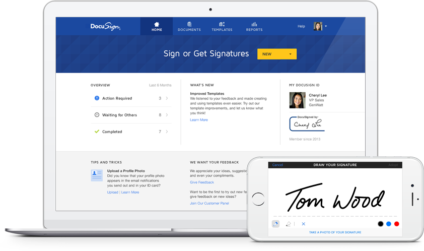 契約書の電子サイン方法 Docusign を教えてください